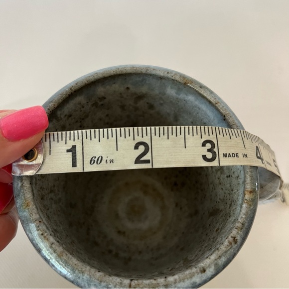Handmade Pottery Mug Blue Grey - Picture 8 of 8